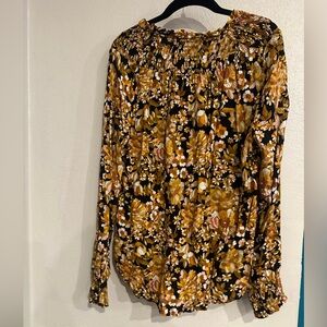 Jane and Delancey Women's Medium Floral Long Sleeve